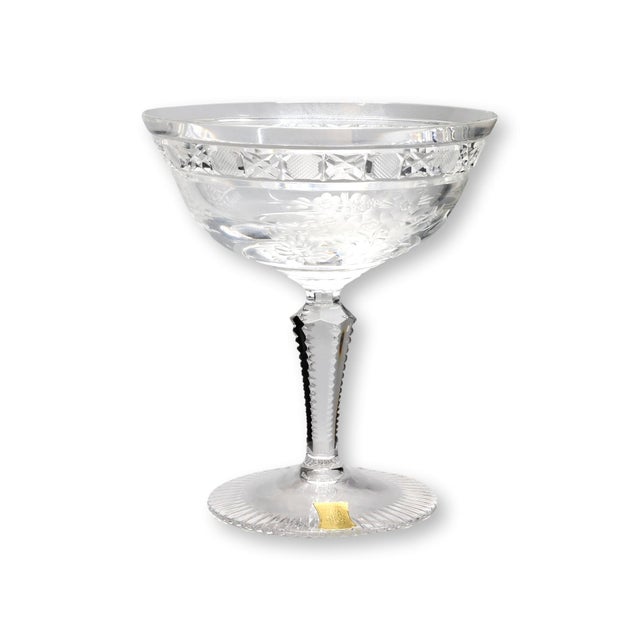 Late 20th Century Late 20th Century Echt Meissner Meissen Champagne Coupes - Set of 4 For Sale - Image 5 of 6