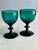 Antique Emerald Moretti Style Cordial Glasses - Set of 6 For Sale - Image 4 of 7