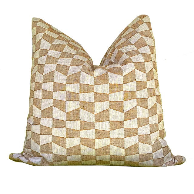 Heavy warm beige and umber threads combine here to create the look of refined linen. The design is clean, contemporary and...