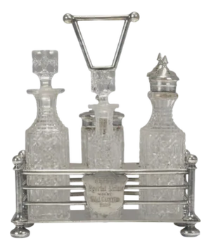 Spice Set by Christopher Dresser, England, 1880s, Set of 4