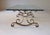 1960's Gold Gilt Iron and Glass Spanish Hollywood Regency Coffee Table For Sale - Image 9 of 11