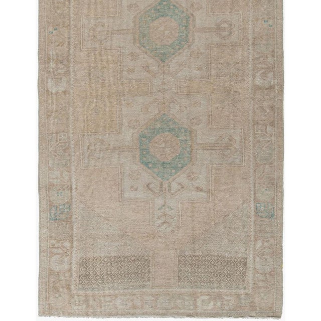 Vintage Turkish Oushak Area Rug 3'8 X 7'8 For Sale - Image 4 of 8