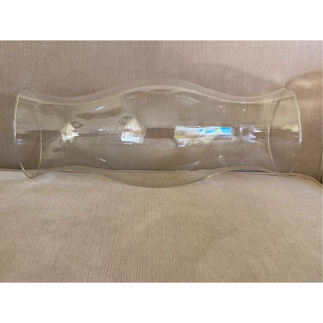 Vintage Colonial Williamsburg Style Glass Hurricane Candle Shade Globe 17.5” For Sale - Image 4 of 5