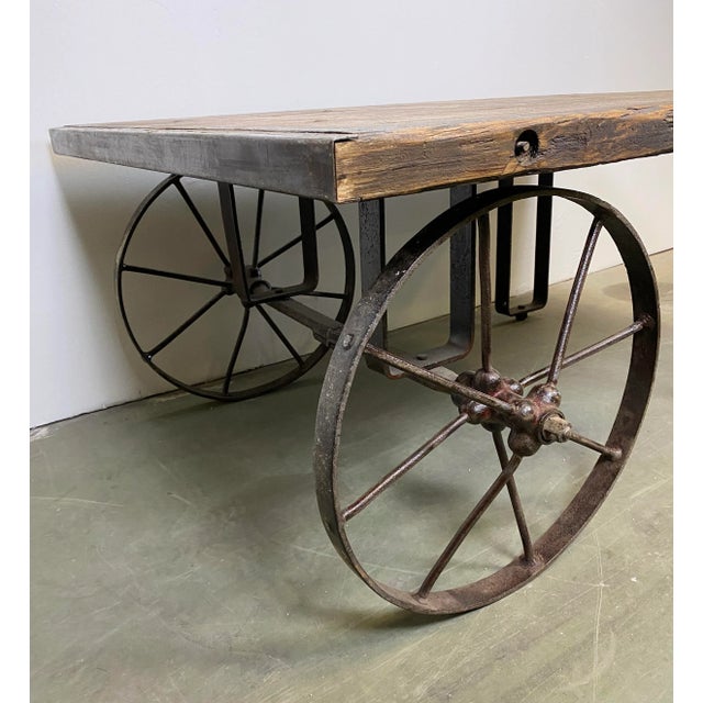 Industrial Coffee Table, 1950s For Sale - Image 6 of 11