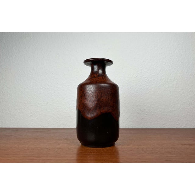 Mid-Century Modern German Pottery Fat Lava Vase from Ceramano, 1960s For Sale - Image 14 of 18