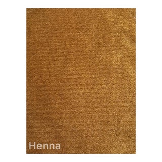 Henna Linen Velvet Performance Sample For Sale