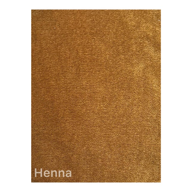 Henna Linen Velvet Performance Sample For Sale