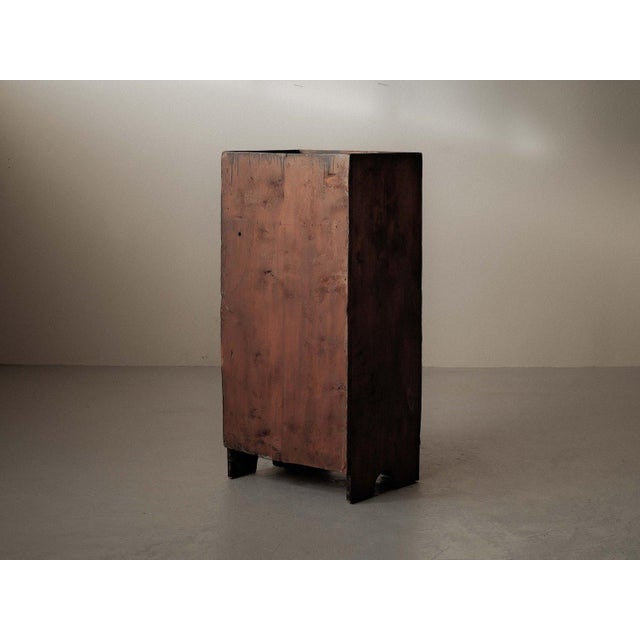 Alpine Folk Art Pine Wardrobe, Piedmont, Italy, 18th Century For Sale - Image 12 of 18