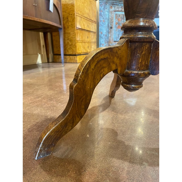 Wood Antique Grain-Painted Irish Tea Table, Circa 1840 For Sale - Image 7 of 7