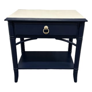Coastal Chic Blue Nightstand by Thomasville For Sale