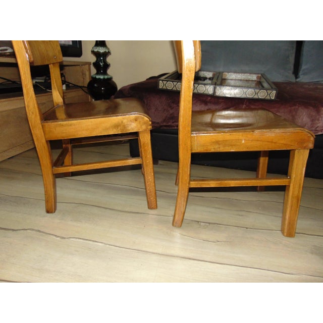 Wood Set of Vintage Chairs by Carl Sasse for Cassala For Sale - Image 7 of 13