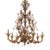 Handcrafted Modern Brown Ca’ Rezzonico Chandelier With Curled Murano Glass Details For Sale