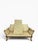 Wood Vintage Carved Wood Settee With Gold Leaf Accents and Textured Upholstery For Sale - Image 7 of 11