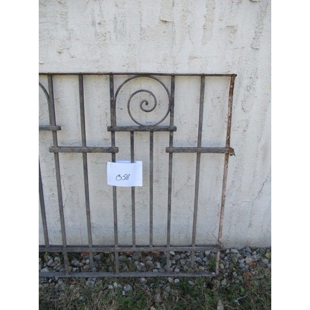 Victorian Antique Victorian Iron Gate For Sale - Image 3 of 6