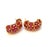 Bochic “Orient” Vintage Bubble Ruby Earrings Set 18K Gold & Silver Natural Pink Ruby from Africa 22.00 carats 18K Gold &...