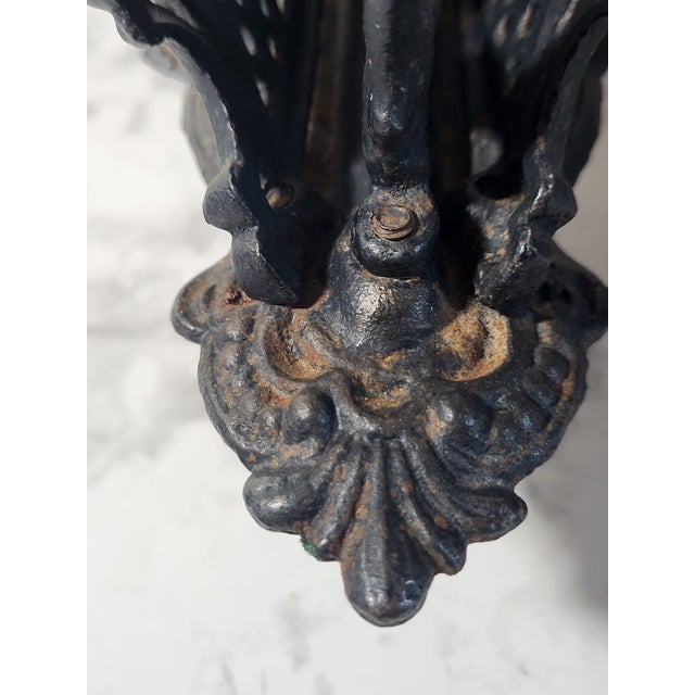 1940s Victorian Cast Iron Letter Holder For Sale - Image 9 of 16