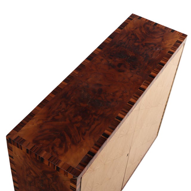 Jean-Michel Frank An Inlaid Cabinet in the Manner of Jean-Michel Frank. Contemporary. For Sale - Image 4 of 8