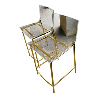 Cb2 Nearly New Counter Stools - a Pair For Sale