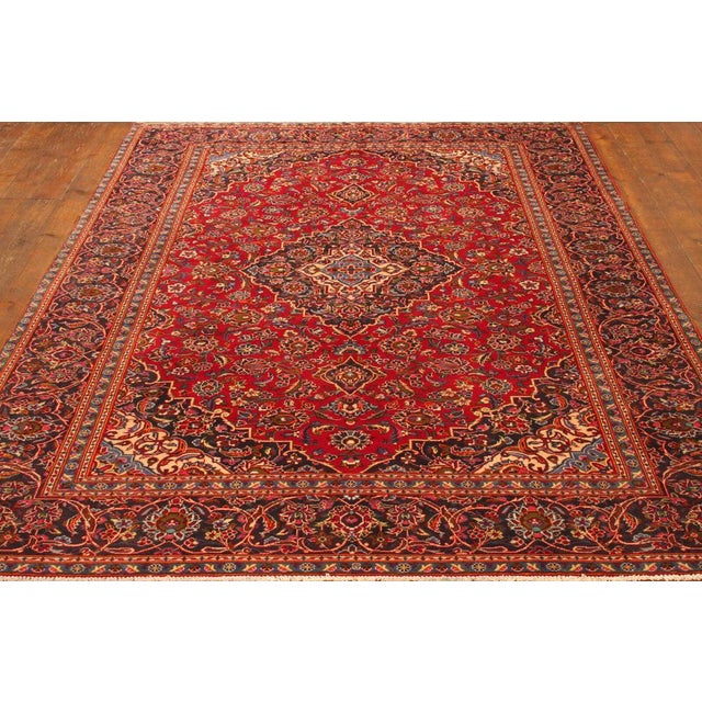 Middle Eastern Rug in Wool For Sale - Image 6 of 10