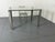 Peter Ghyczy Rectangular Metal, Chrome, and Glass Dining Table from Peter Ghyczy, 1980s For Sale - Image 4 of 13