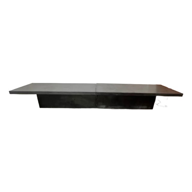 James De Wulf Custom Concrete Dining TableJames De Wulf Custom Concrete Dining Table For Sale