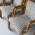 Mid-Century Modern 1980s Finnish Bentwood Striped Armchairs by Stendig For Sale - Image 3 of 12
