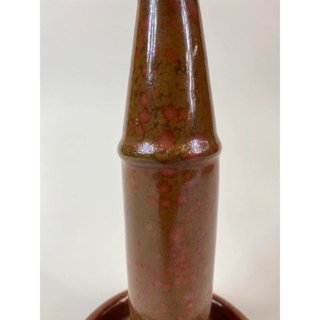 Chinese 19th Century Chinese Ceramic Oil Lamp For Sale - Image 3 of 5