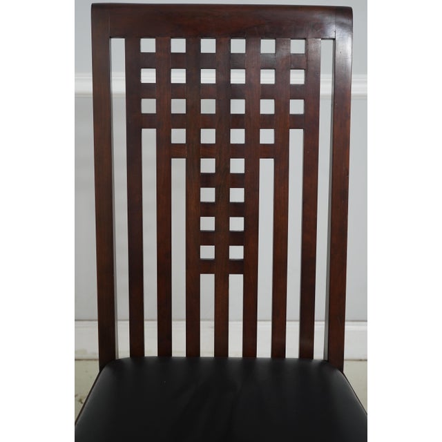 Set of 8 Stickley Metropolitan Collection Cherry Dining Chairs For Sale In Philadelphia - Image 6 of 18