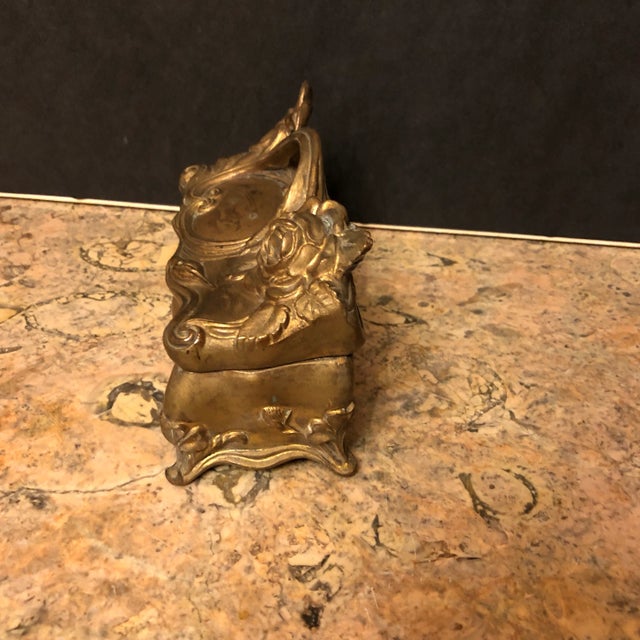 Art Nouveau Early 20th Century Art Nouveau Rose Box For Sale - Image 3 of 8