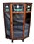 A beautifully crafted Arts & Crafts oak china cabinet, dating to the early 1900s, showcasing the movement’s hallmark...