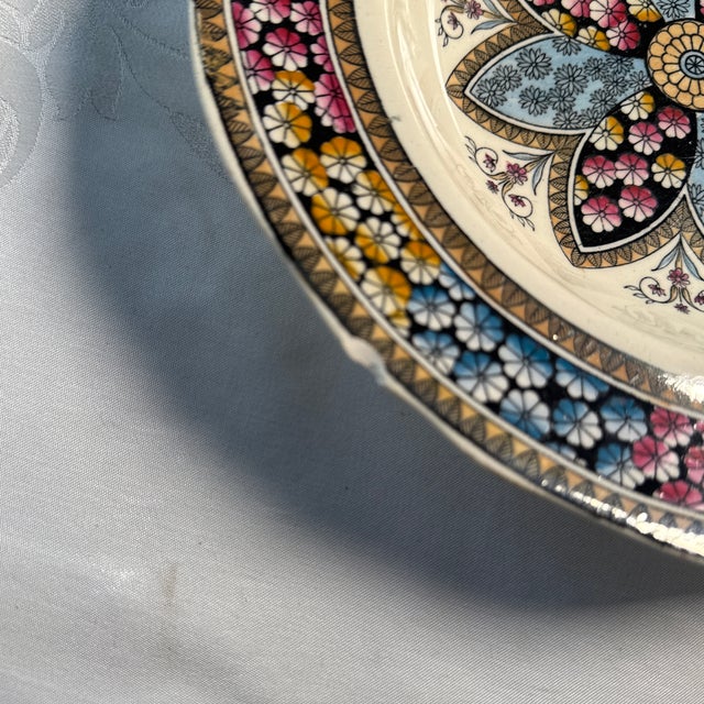 White Antique Copeland Spode “Primrose” Rimmed Soup Bowl - 6 Available For Sale - Image 8 of 11