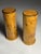 Wood 20th Century Burr Wood Veneered Columns, Set of 2 For Sale - Image 7 of 15