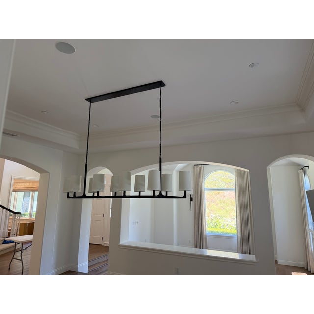 Designed by acclaimed designer Ian K. Fowler for RH, the Wright Linear Chandelier embodies refined simplicity and...