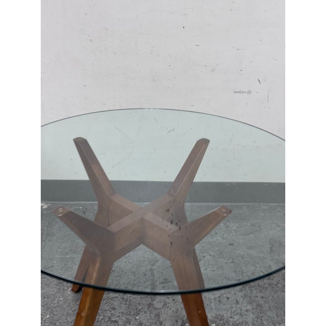 Mid-Century Modern West Elm Jensen Dining Table For Sale - Image 3 of 12