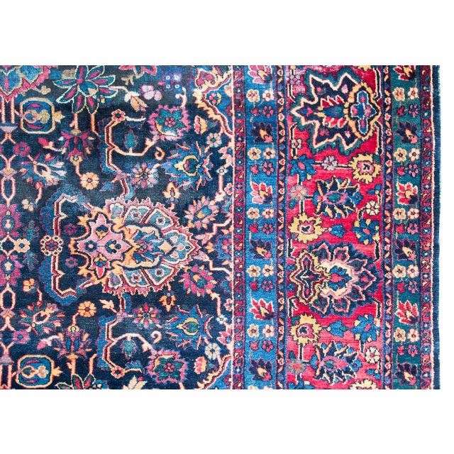 Early 20th Century Persian Kirman Rug For Sale - Image 10 of 16
