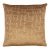 Schumacher Lisboa Velvet 18" Pillow In Gold For Sale
