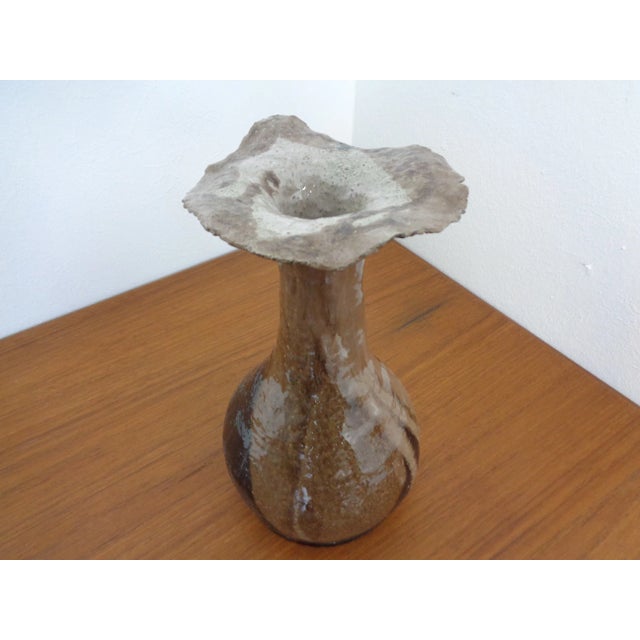 Studio Ceramic Vase by Gerhard Liebenthron, 1979 For Sale - Image 4 of 11