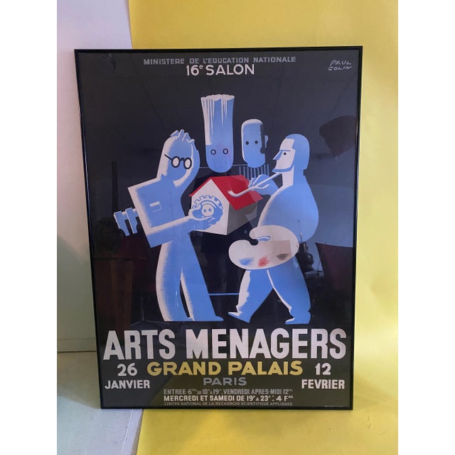 1936 Paul Colin French Design Expo Poster For Sale - Image 9 of 9