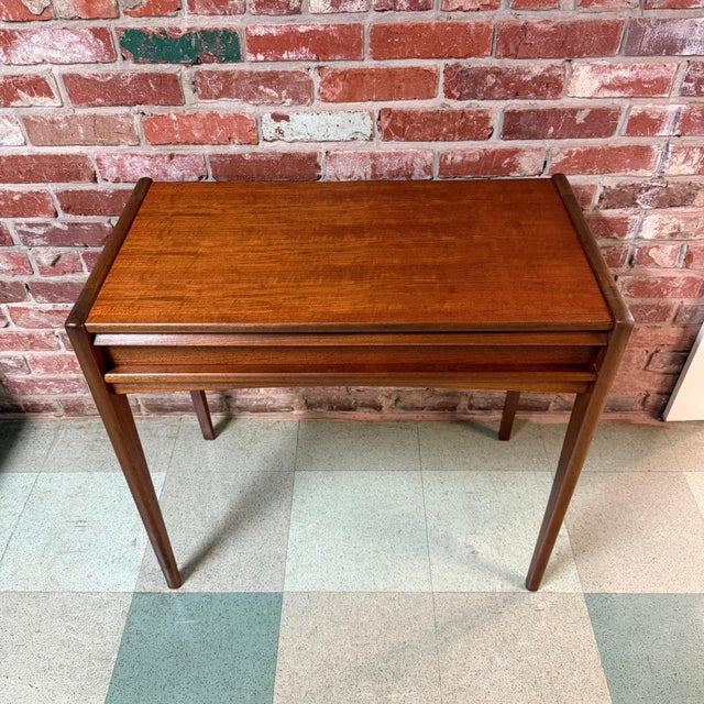 Mid 20th Century Mid-Century Modern Hall Table Attributed to A. Younger Ltd. For Sale - Image 5 of 7