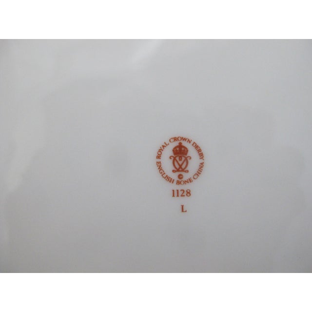 Royal Crown Derby 1128 Old Imari Bone China Full Miniature Tea Set & Oval Tray For Sale - Image 15 of 18