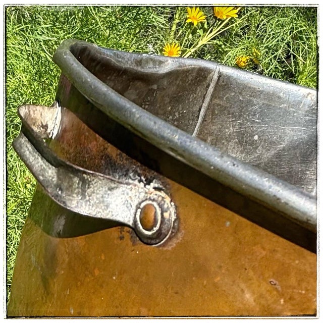 Copper Bucket Antique European For Sale - Image 4 of 12