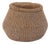 Braided Weave Cement Vase 9"D For Sale
