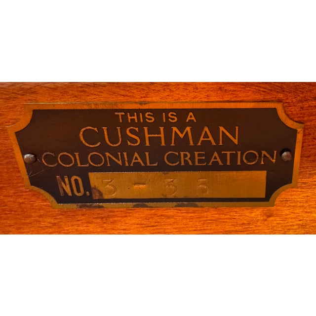 Vintage Cushman Colonial Creations Rock Maple Pivot-Top Game Table - Model 3-35 For Sale - Image 10 of 12