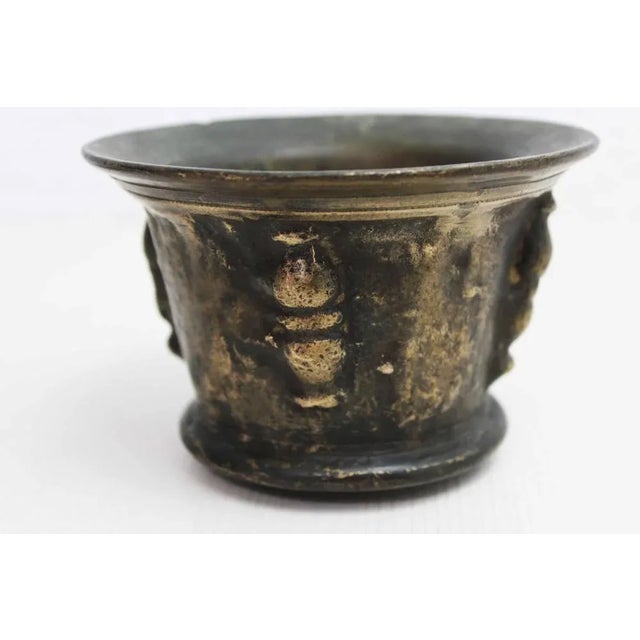 Mortar & Pestle in Bronze, 17th Century, Set of 2 For Sale - Image 10 of 13