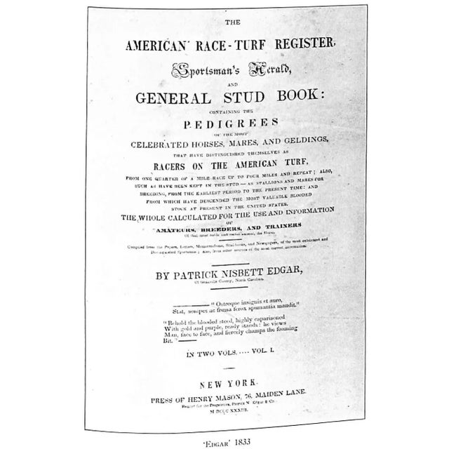 Early American Turf Stock 1730-1830 Volumes I & II & the Background of the American Stud Book For Sale In New York - Image 6 of 18