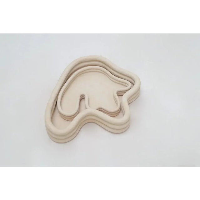 Set of 2 mother and son table centerpieces by sophie parachey dimensions big: w 37 x d 32 x h 8 cm dimensions small: w 28...