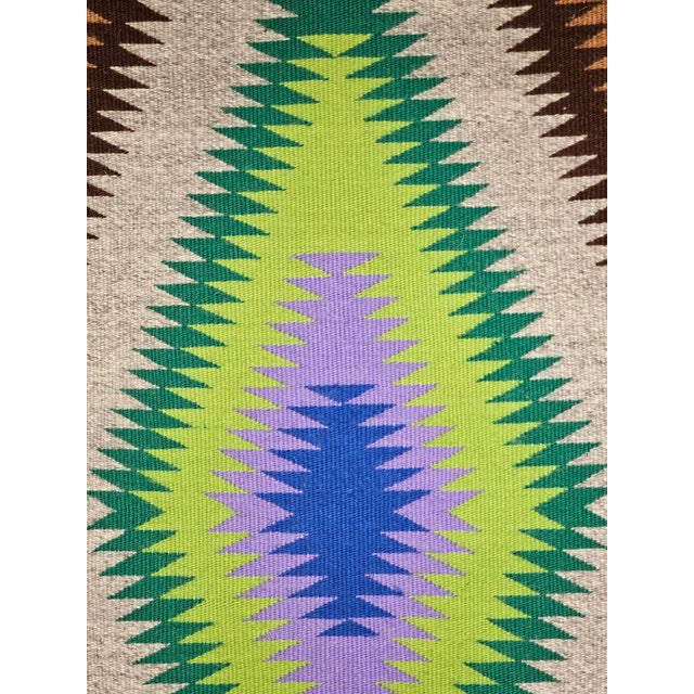 Mid 19th Century Navajo Style Rug For Sale In Chicago - Image 6 of 12