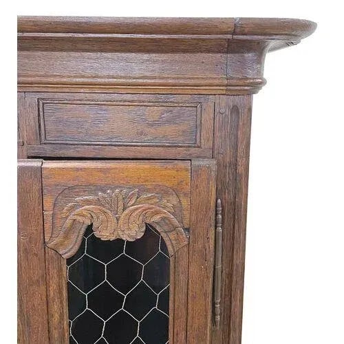 Antique French Wall Hutch For Sale - Image 9 of 11