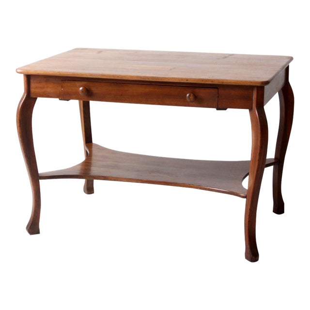 Antique Library Table For Sale