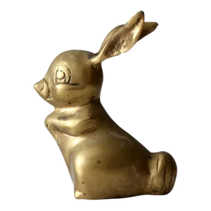 VIntage Brass Bunny Rabbit